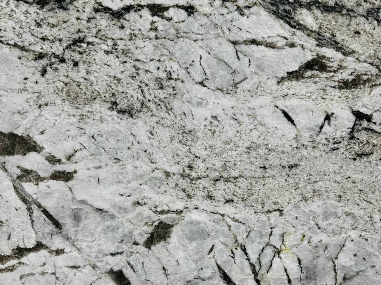 Close-up of a granite slab surface
